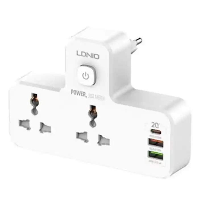 LDNIO SC2311 Power Strip 2 Port with 2 USB and 1 USB-C PD & QC3.0 EU